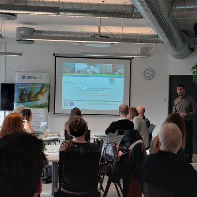 Philip James of NOFIMA introduces workshop on seaweed production in Norway by AquaVitae and Genialg.