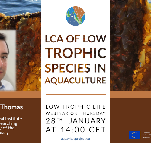 Low Trophic Life Webinar: “Life cycle assessment (LCA) of low-trophic species in aquaculture”