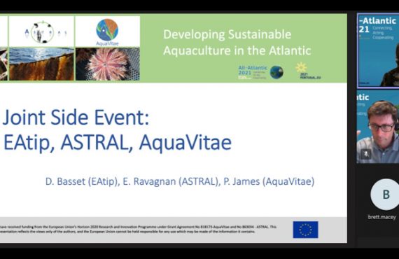 All-Atlantic21 side even on sustinable aquaculture with AquaVitae, ASTRAL and EATiP.