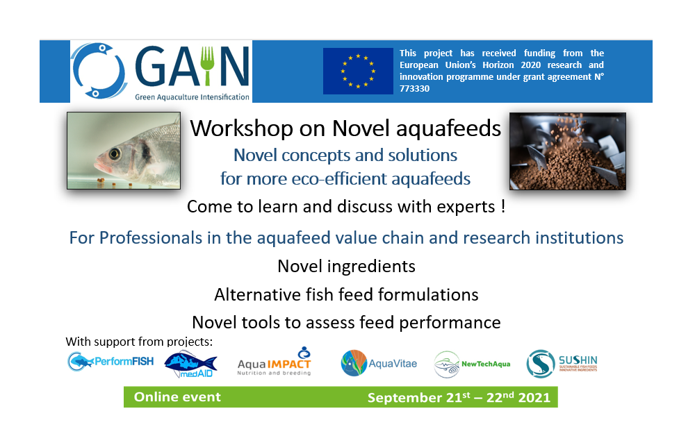 GAIN workshop on novel Aquafeeds
