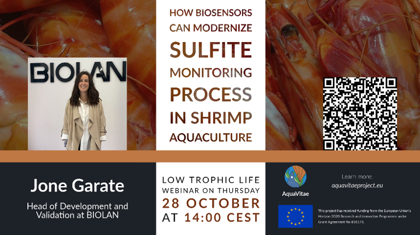 Low Trophic Life Webinar: “How biosensors can modernize sulfite monitoring process in shrimp aquaculture”