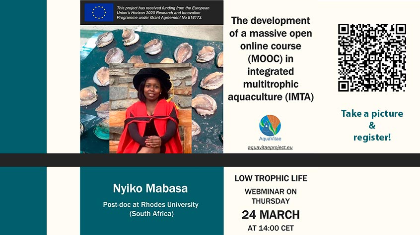 Low Trophic Life Webinar: “The development of a massive open online course (MOOC) in integrated multitrophic aquaculture (IMTA)”