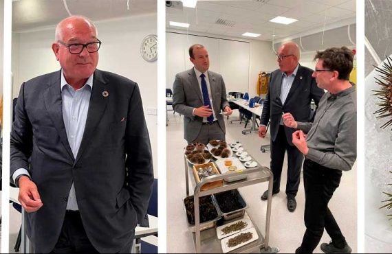 EU Commissioner Virginijus Sinkevi?ius visit at Nofima