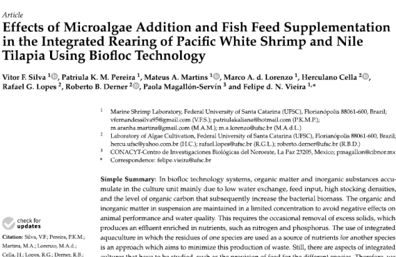effects microalgae addition fish feed supplementation