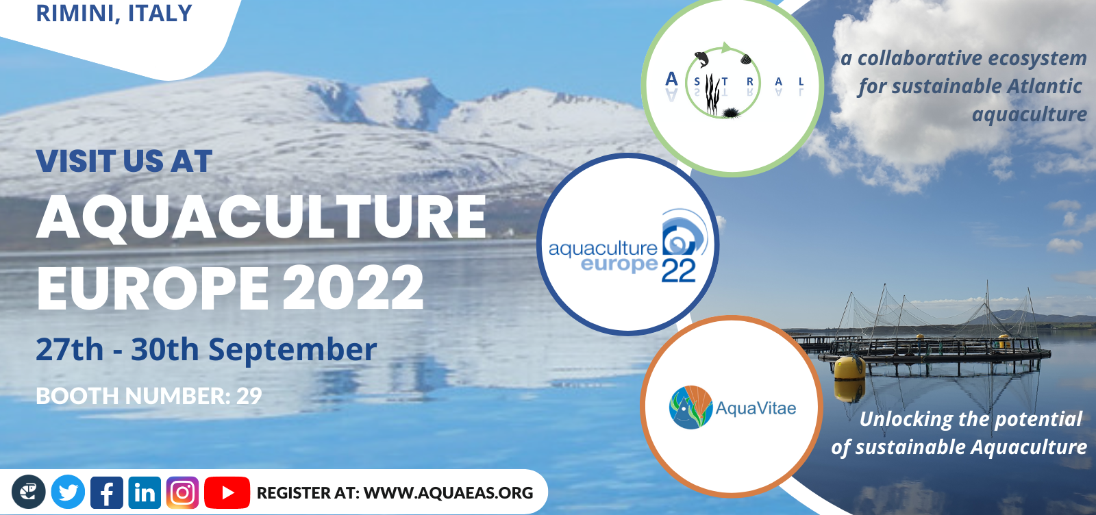 AQUACULTURE EUROPE 2022 Rimini, Italy
