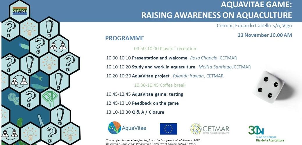 AquaVitae game: testing