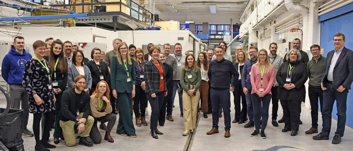 group picture of the network, including the mayor of Tromsø, Gunnar Wilhelmsen