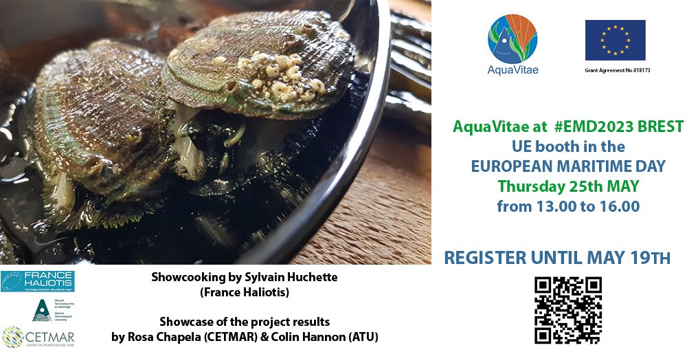 AquaVitae at the European Maritime Day, EMD2023, Brest