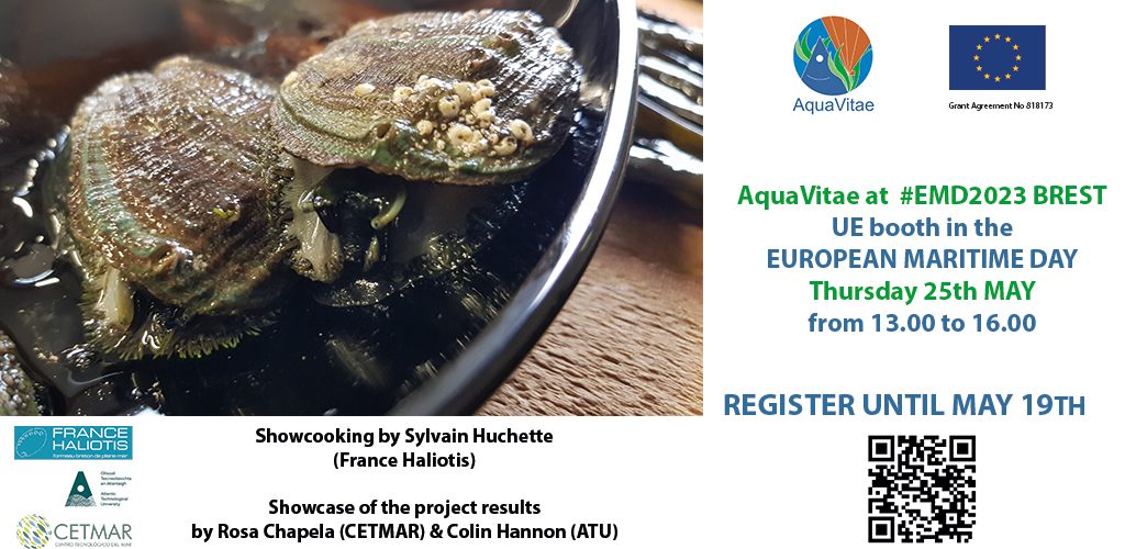 AquaVitae at the European Maritime Day, EMD2023, Brest